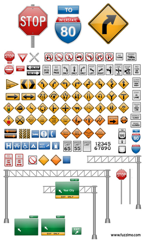 fzm-VectorRoadSigns(glossy) fzm-VectorRoadSigns(glossy)