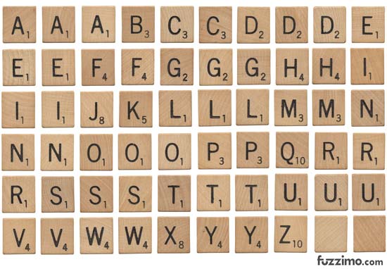 Click on over here for free printable scrabble letters and DIY away