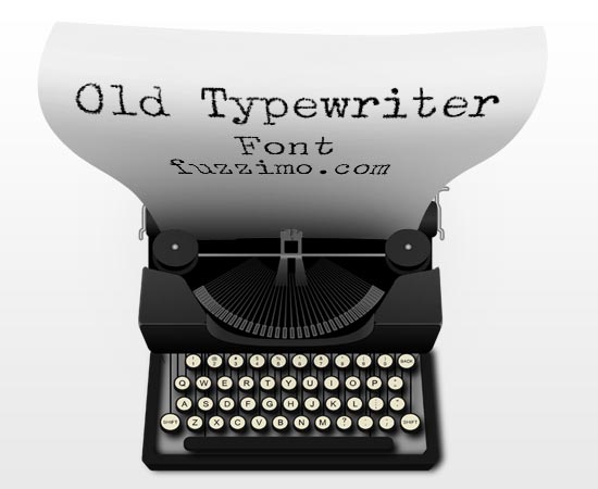 fzm-Old-Typewriter-Font-01 fzm-Old-Typewriter-Font-01