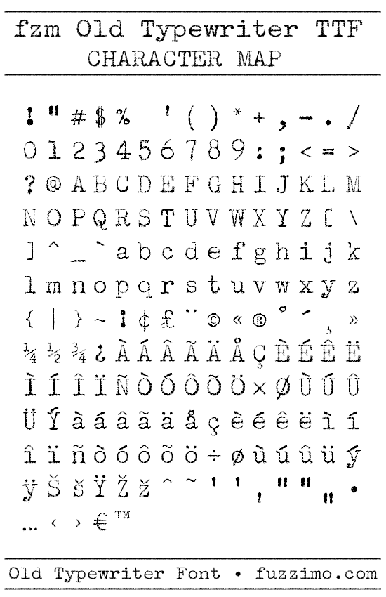 ffzm-Old-Typewriter-Font-02