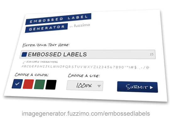 Embossed Label Image Generator by fuzzimo fzm-Embossed-Label-Image-Generator-02